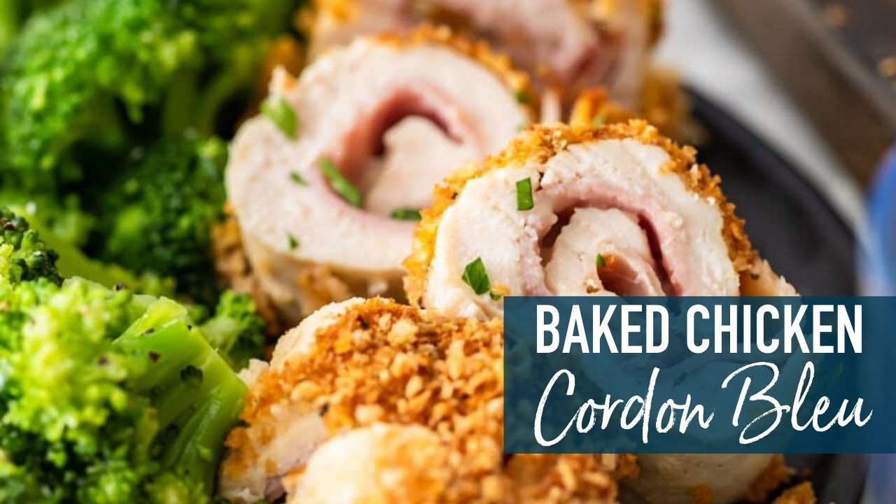 Baked Chicken Cordon Bleu!