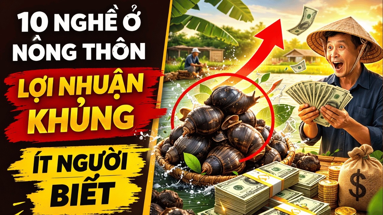 10 Nghề Ở Nông Thôn Lợi Nhuận Khủng – Ít Người Biết