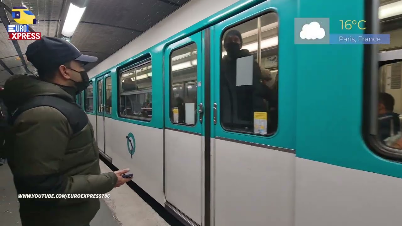 [Paris Train] Metro line 12 of France/MF67 (Mairie d'lssy IAubervilliers)