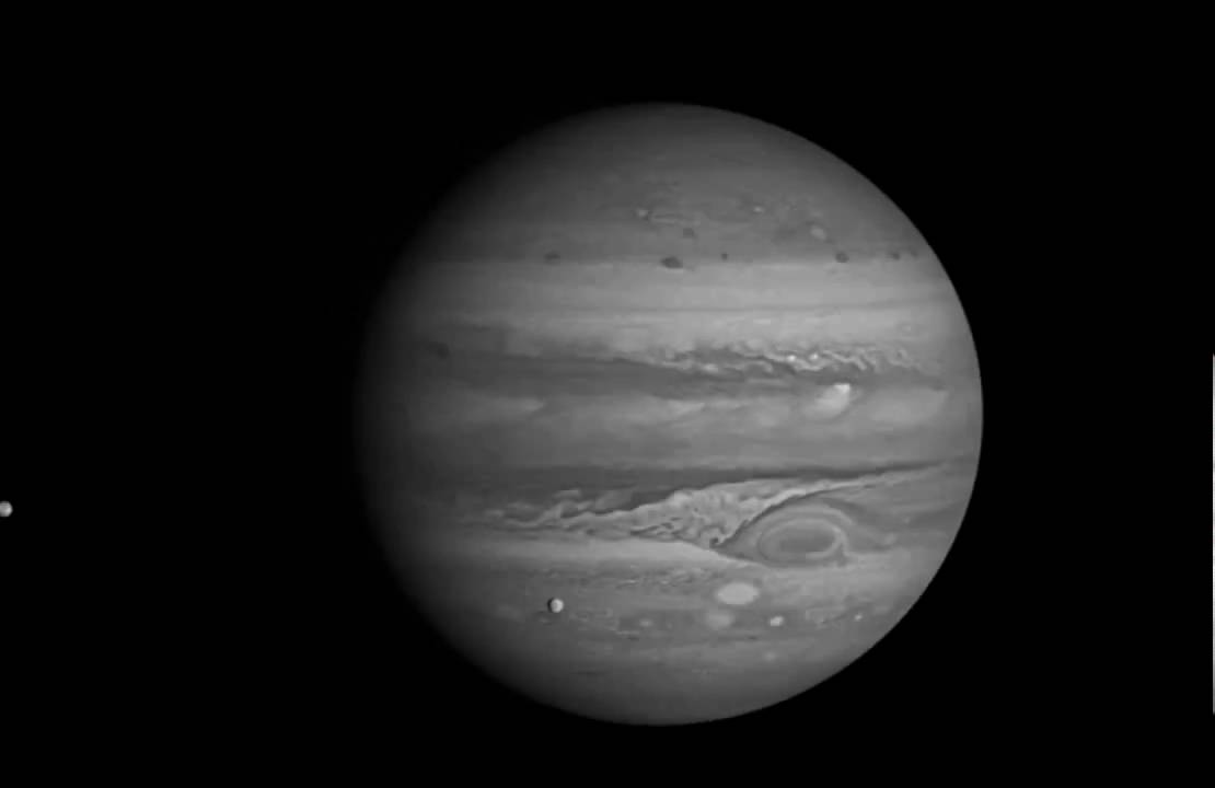 Raw Footage of Jupiter from Voyager 1 (1979)