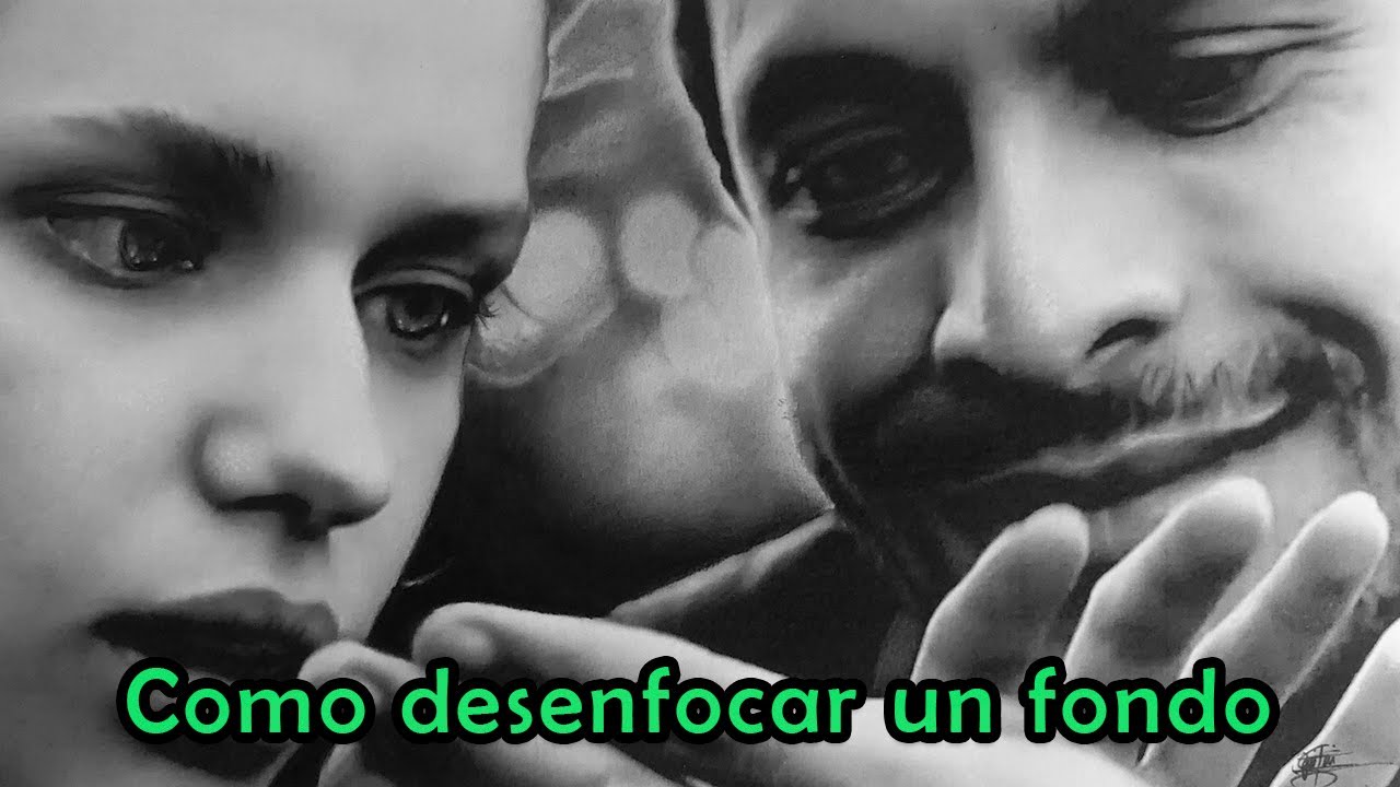 Como DESENFOCAR un fondo a LAPIZ PASO A PASO I Como SOMBREAR