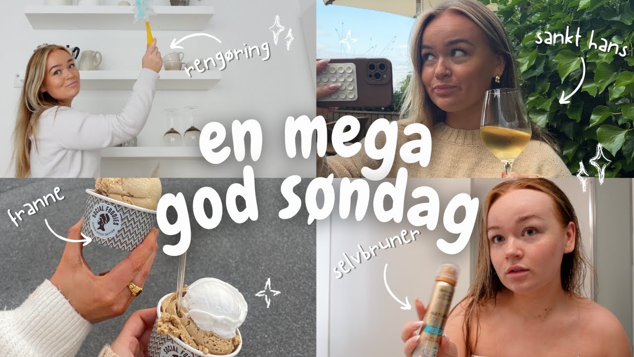 vi FEJRER SKT HANS, gør RENT & holder SØNDAG