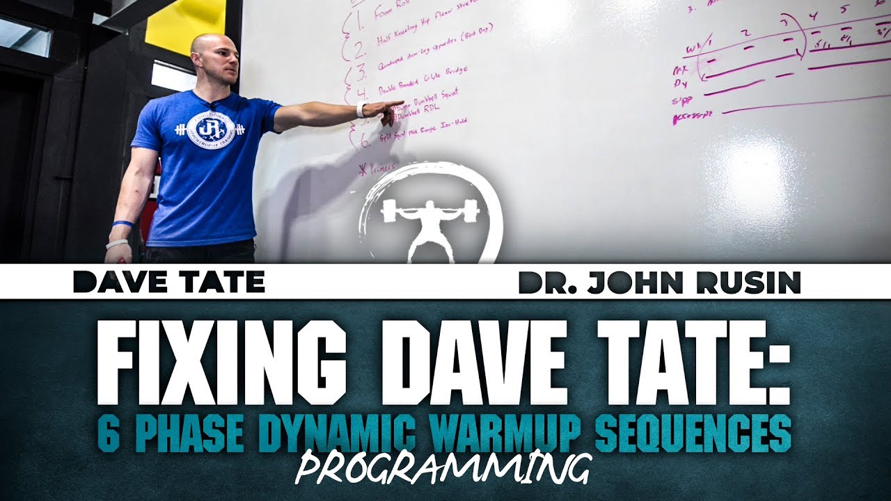 Fixing Dave Tate: Programming the 6 Phase Dynamic Warm-up Sequence | elitefts.com