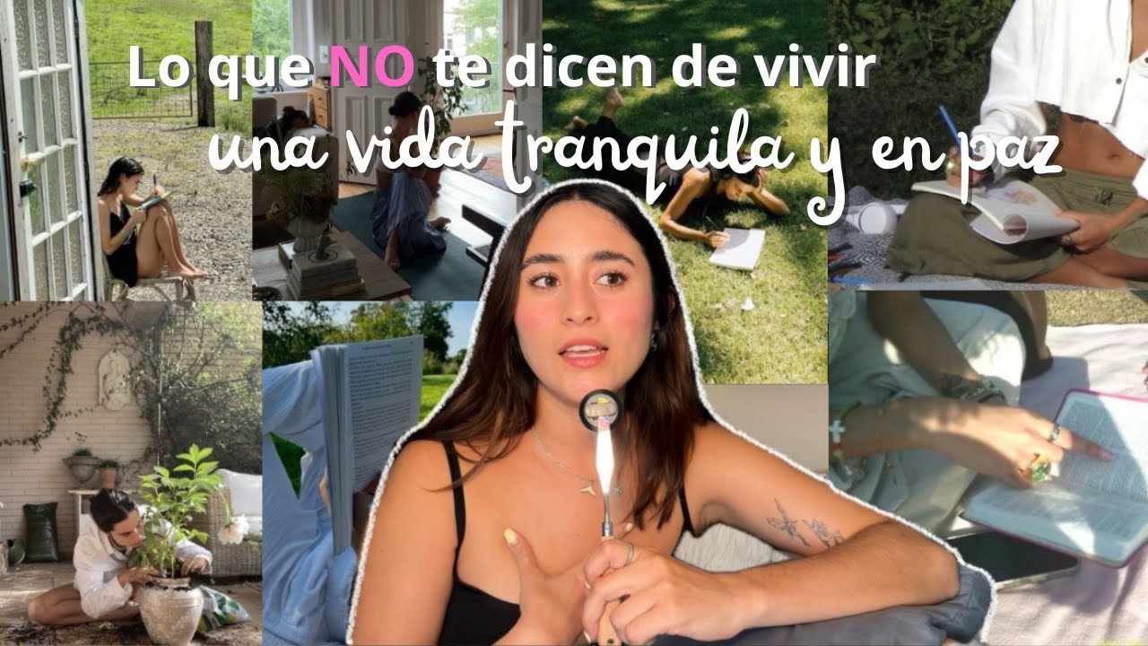 Cómo vivir una vida en paz y tranquila (plática + herramientas)