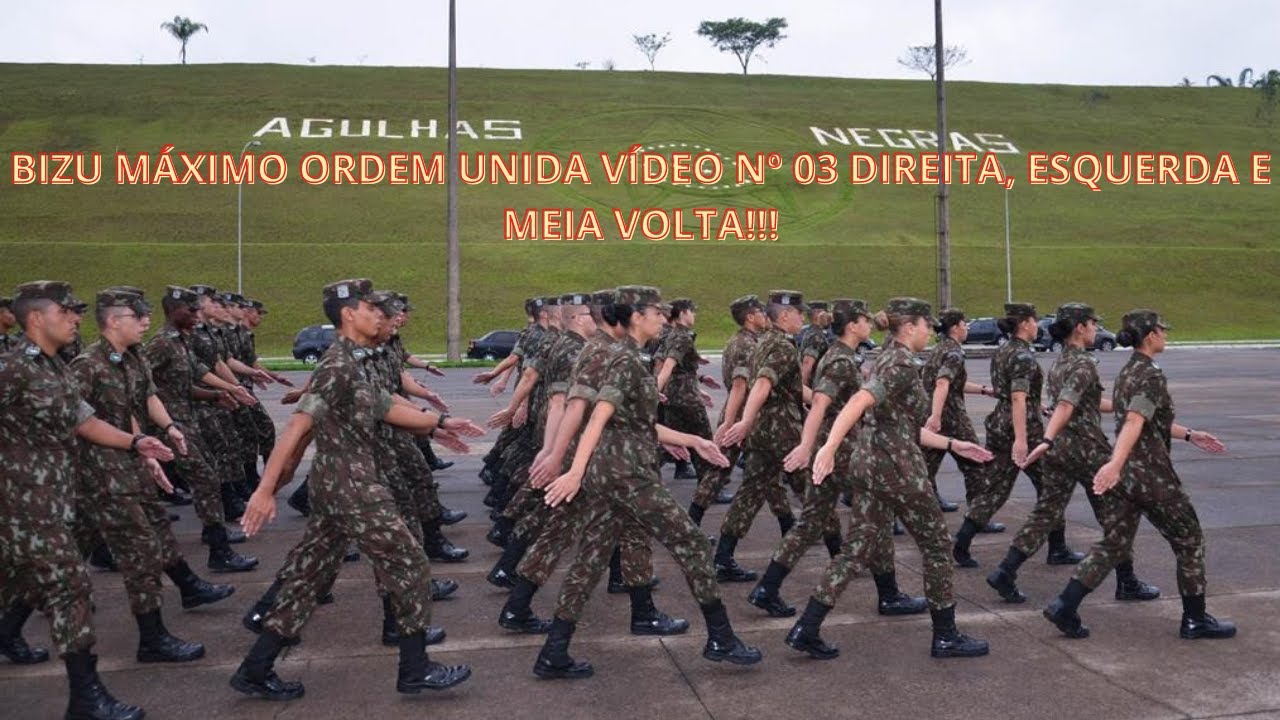 Como fazer Movimentos de Direita, Esquerda e Meia Volta Volver!!  Ordem Unida do Exército Brasileiro