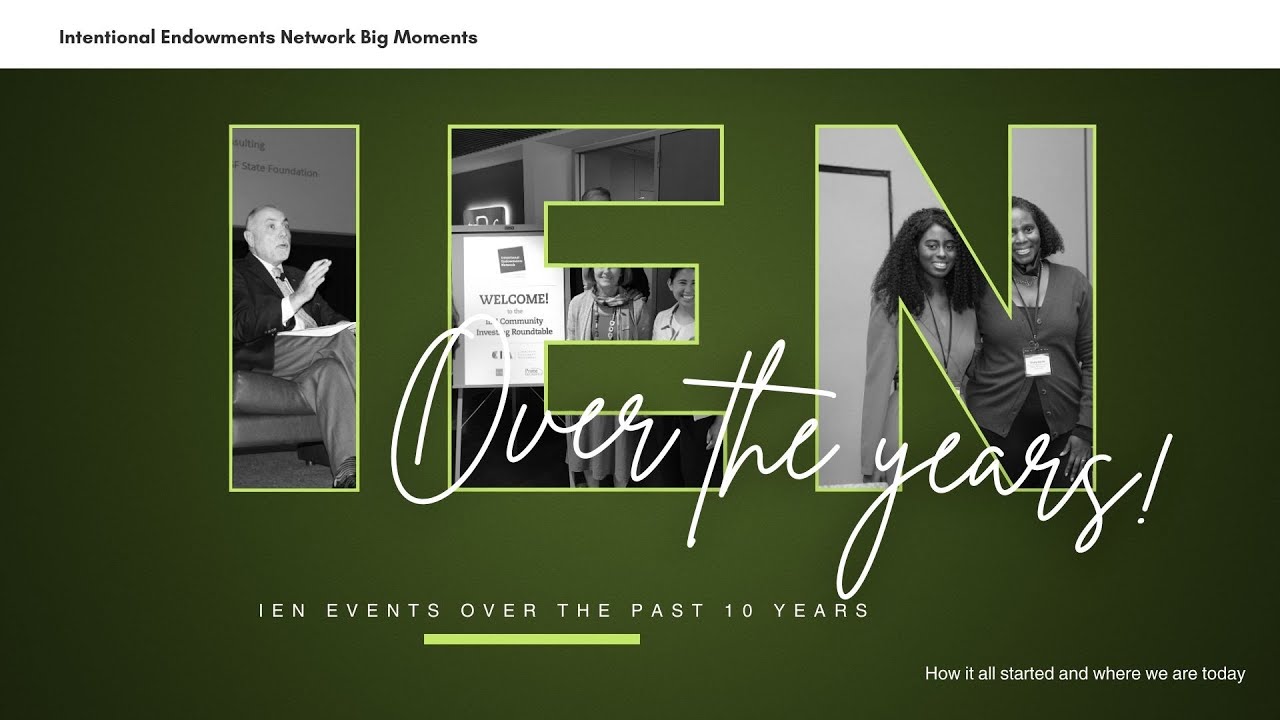 10 Years of IEN: A Look Back Through the Lens