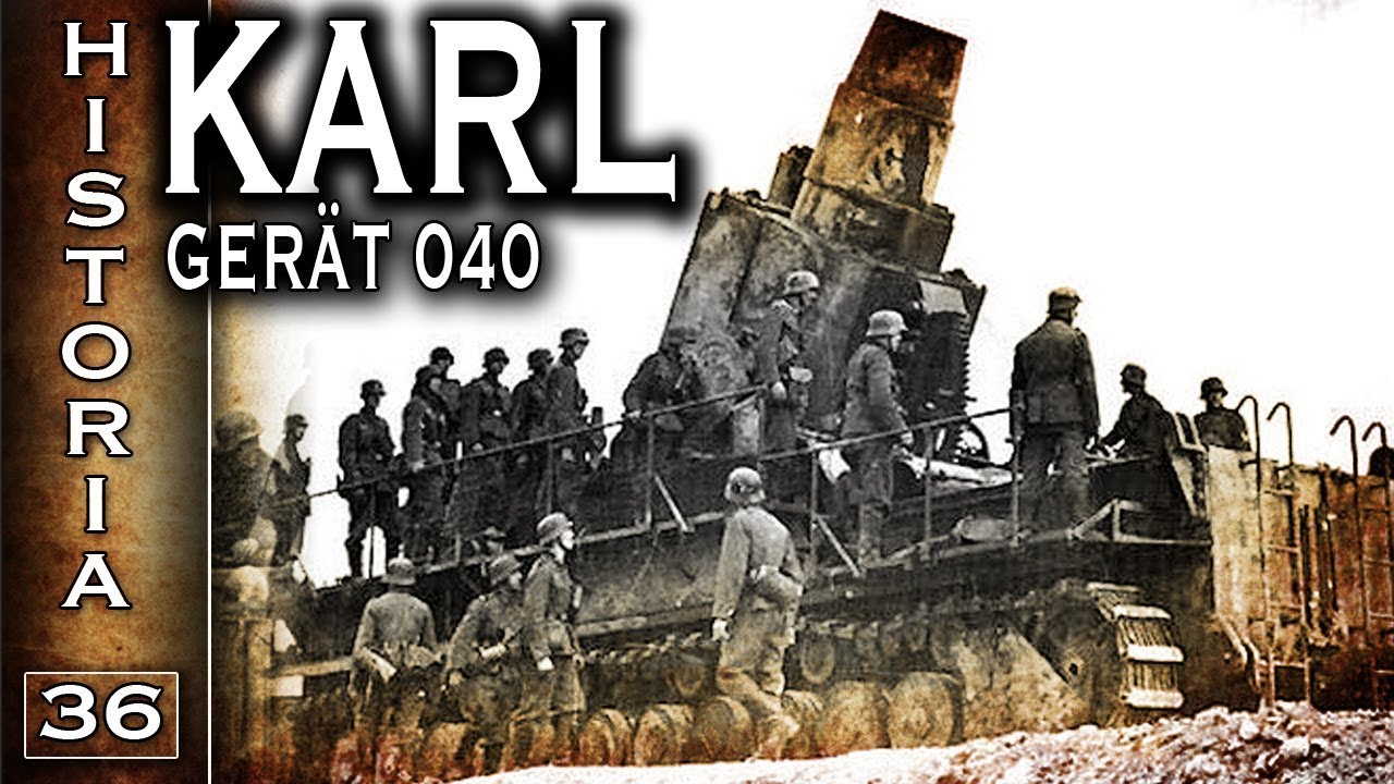 Ciężki niemiecki moździerz Karl Gerät 040 - Historia