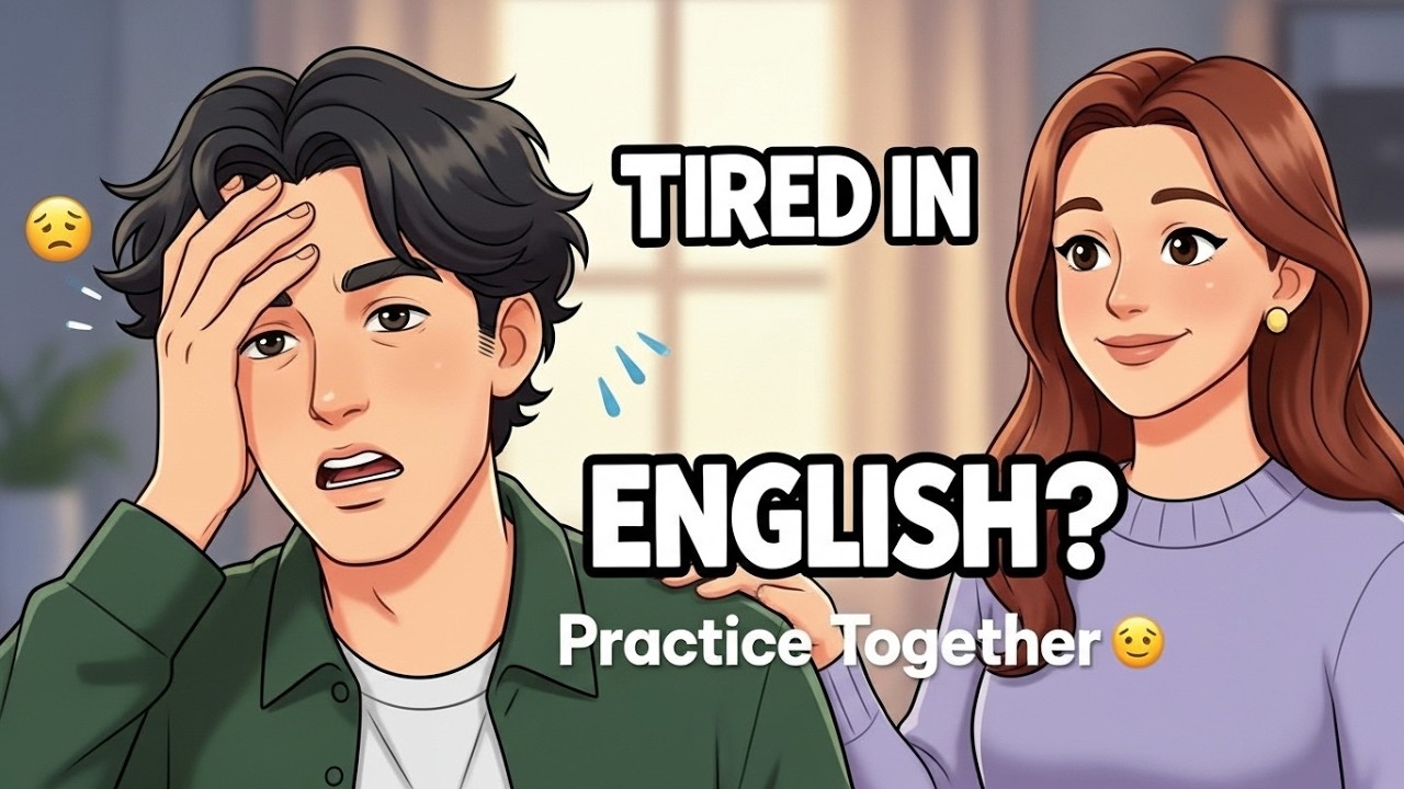 Talking About Feeling Tired in English | Practice English Conversation | For Beginners