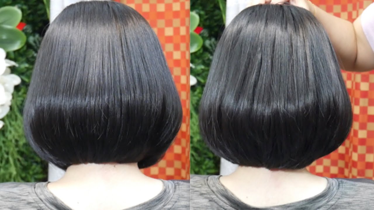 Cute Bob haircut ตัดผมบ๊อบ สั้น ปลายงุ้ม ดูน่ารัก