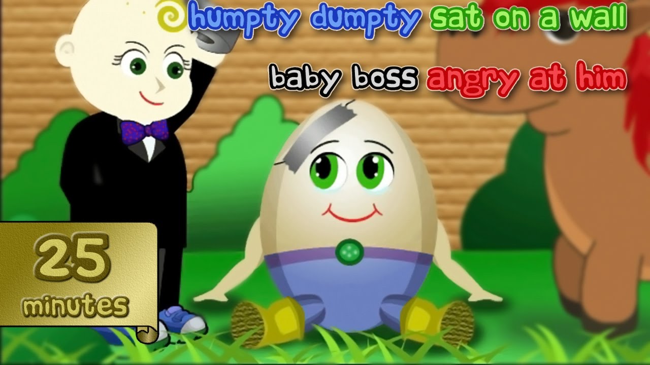 Humpty Dumpty Sat on a Wall,  Baby Boss Angry & More Nursery Rhymes for Children by Noodle Kidz