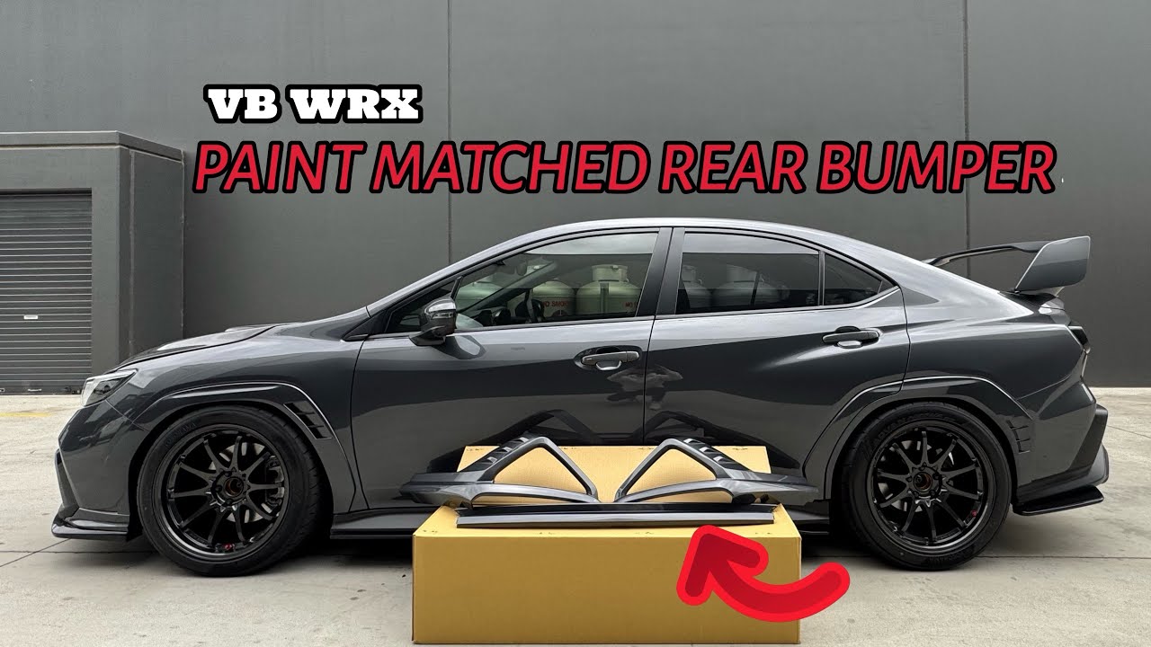 Fixing Everything I Hate About My VB WRX || Rear Bumper Paint Matched!! ✨