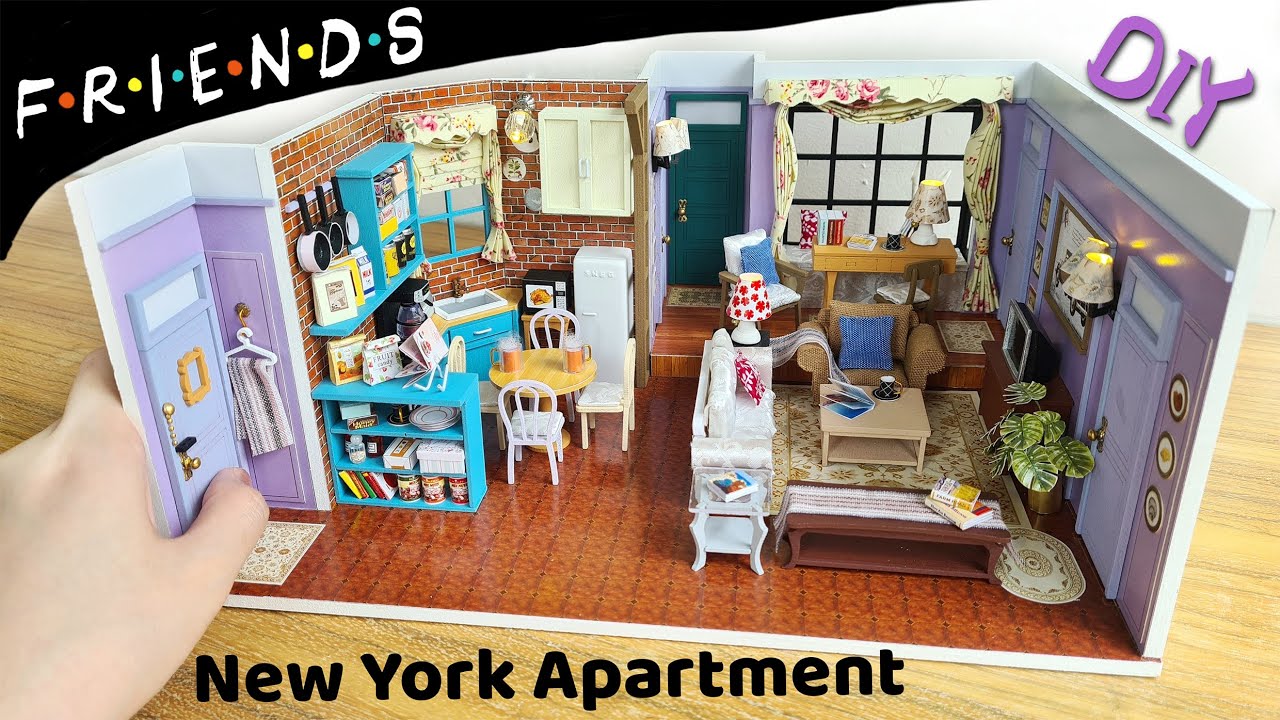 DIY Miniature New York Apartment (FRIENDS Sitcom inspired kit)