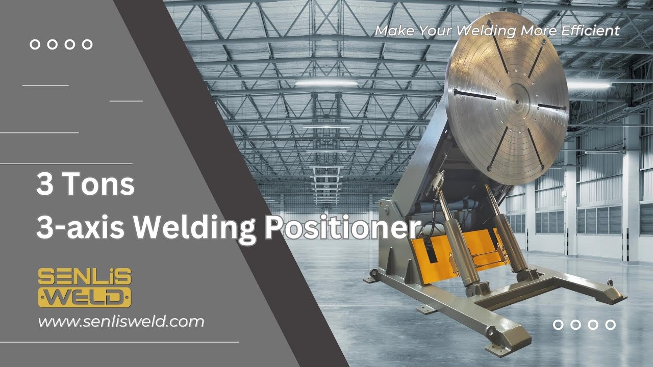 3 Tons 3-axis Welding Positioner