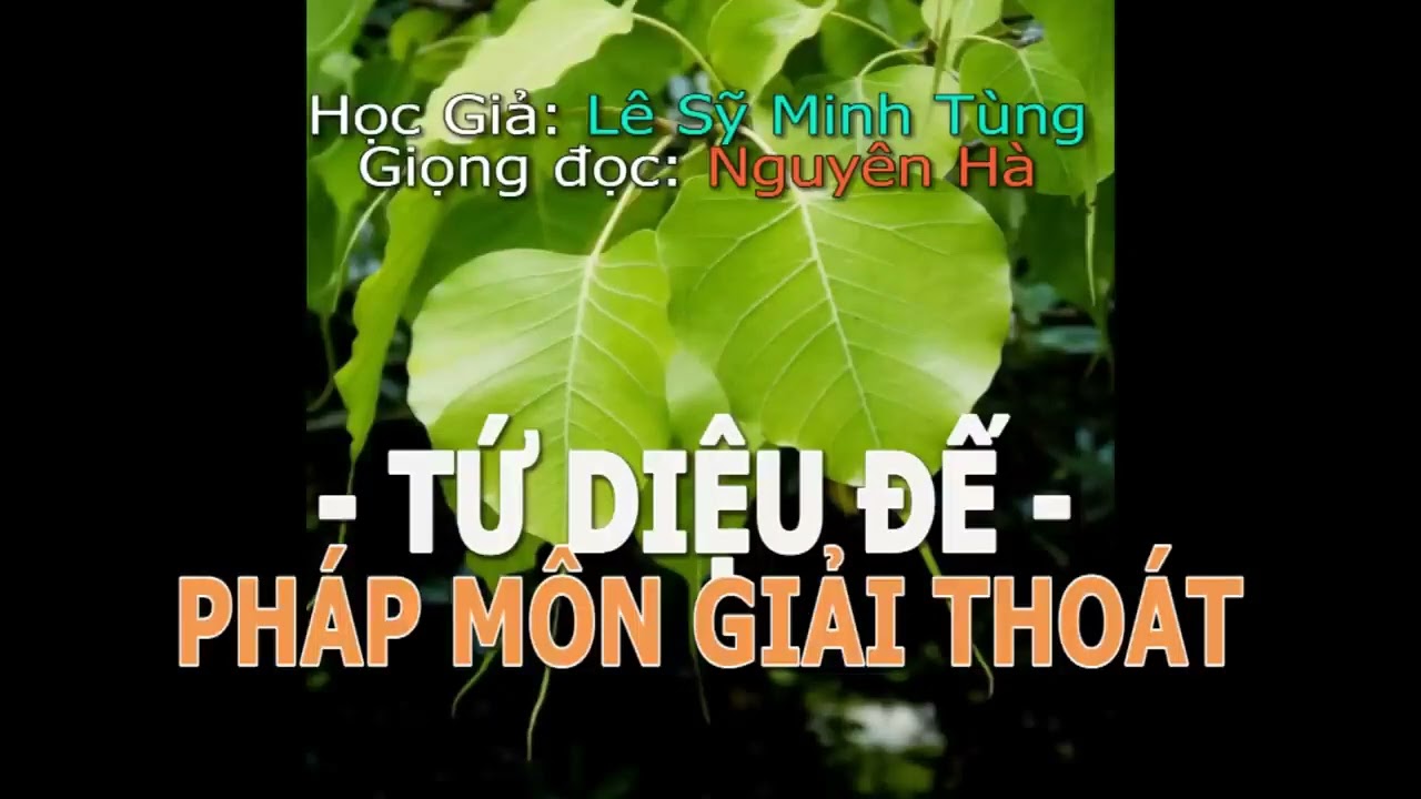 TỨ DIỆU ĐẾ -  PHÁP MÔN GIẢI THOÁT - LÊ SỸ MINH TÙNG