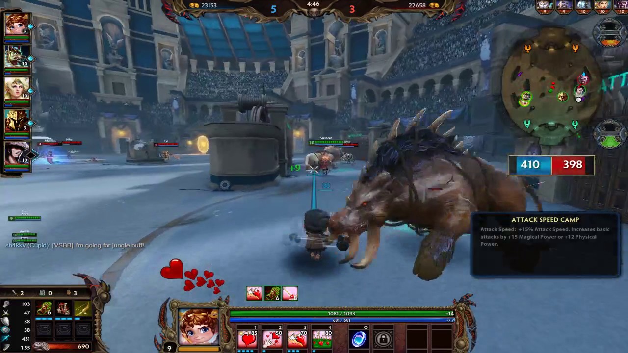 SMITE: Арена - Cupid. Купидон: Работа над аимом.