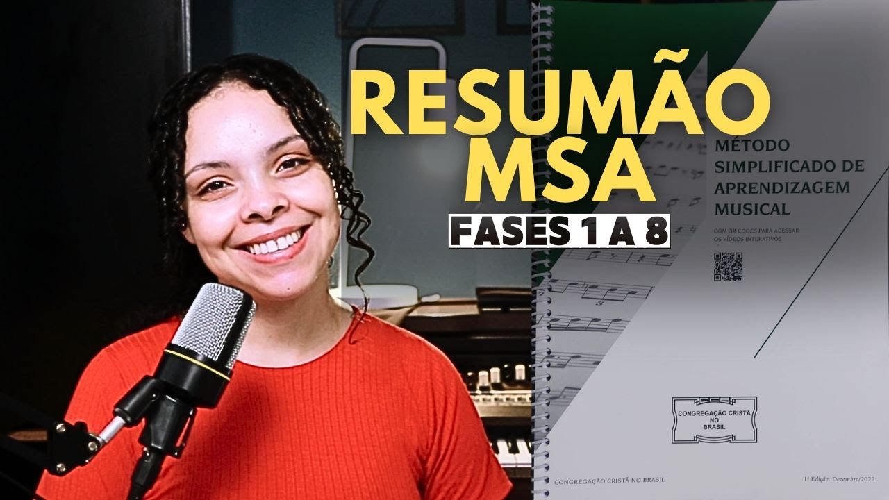 Teoria Musical: Resumão do MSA Fases 1 à 8 | Organista em Ação
