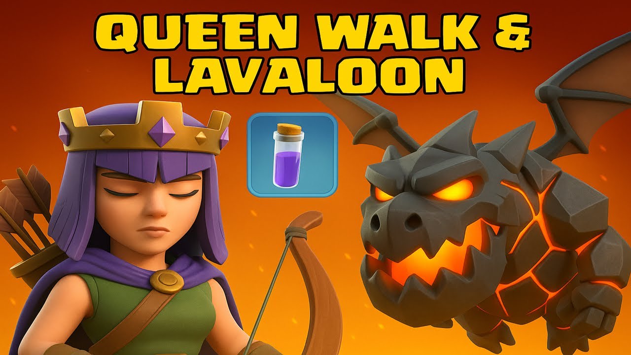 TH17 Queen Walk + Lavaloon | Классическая армия всё ещё в моде! 🔥
