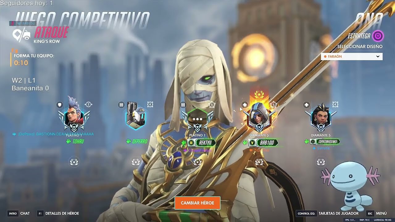 OVERWATCH SCRIMS?? Main Ana sufre