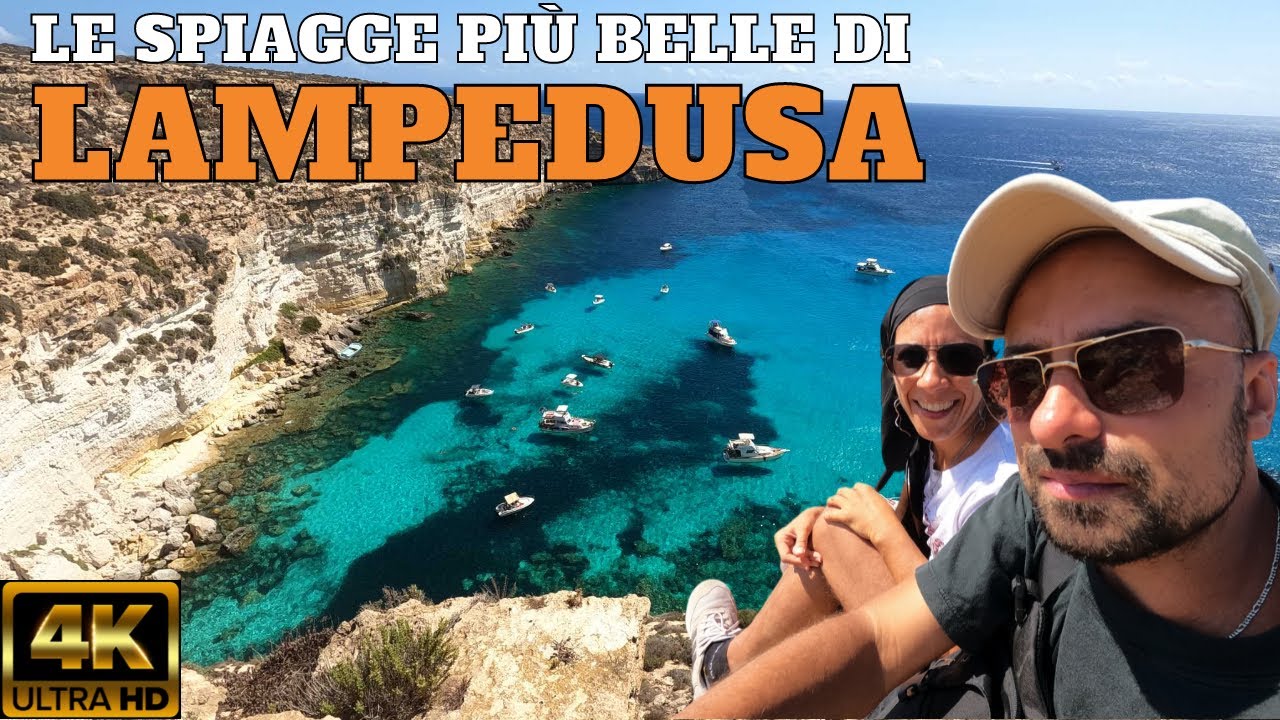 LAMPEDUSA 🇮🇹 10 SPIAGGE TOP 🐠 Snorkeling nelle Calette più belle dell'isola in 4K 🐡 Guida di viaggio