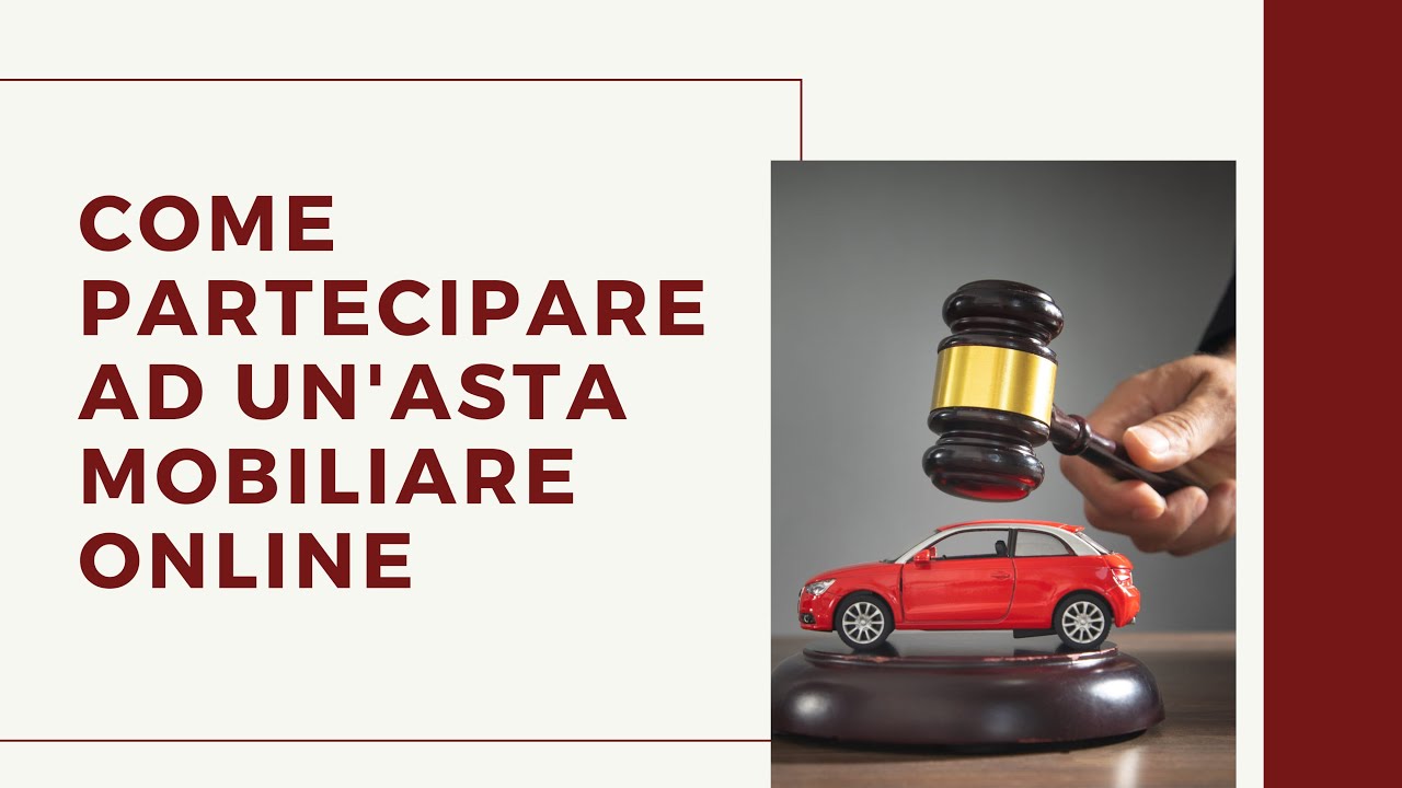 Come partecipare ad un'asta mobiliare OnLine