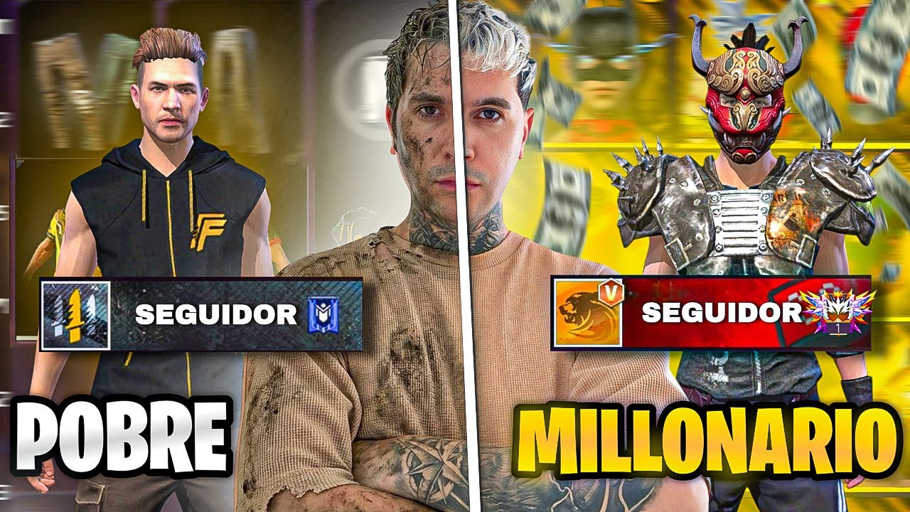 CONVIERTO A ESTE SEGUIDOR DE &ldquo;POBRE&rdquo; a &ldquo;MILLONARIO&rdquo; en FREE FIRE💵💰