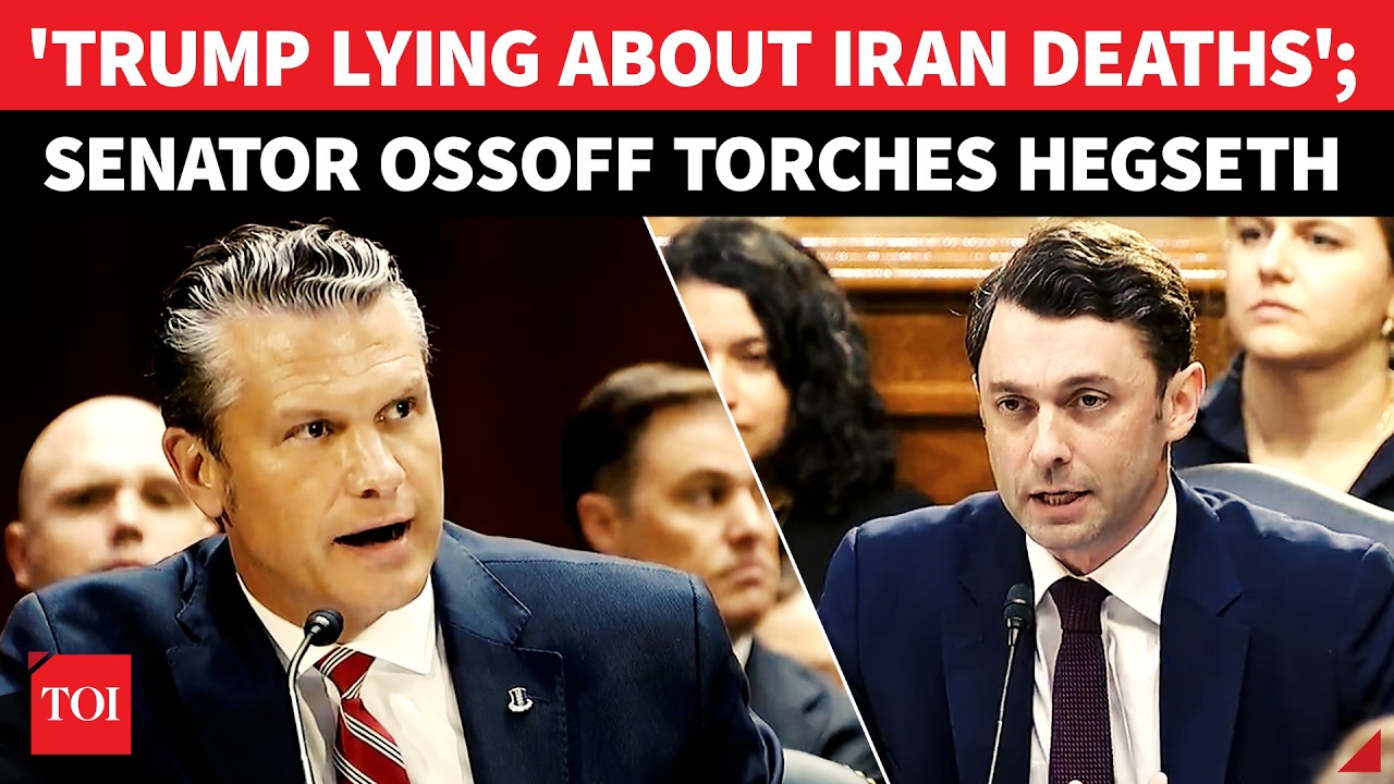 &lsquo;GO BACK TO FOX NEWS&hellip;&rsquo;: Sen Ossoff Uses Trump&rsquo;s Iran Tweets To INSULT Hegseth; &lsquo;YOU LIED ON CAM&rsquo;