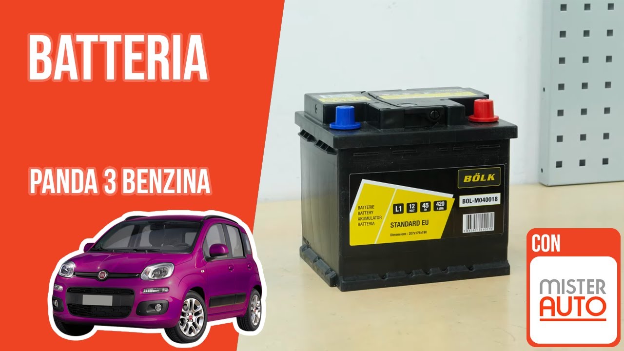 Cambio batteria Panda 3 1.2 8V 🔋