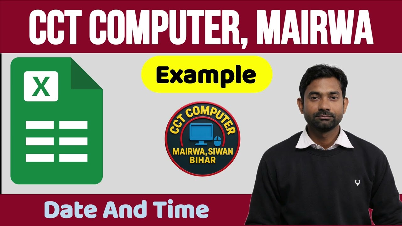 Excel में Date & Time का Practical Example