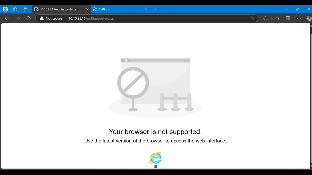 Your browser is not supported.