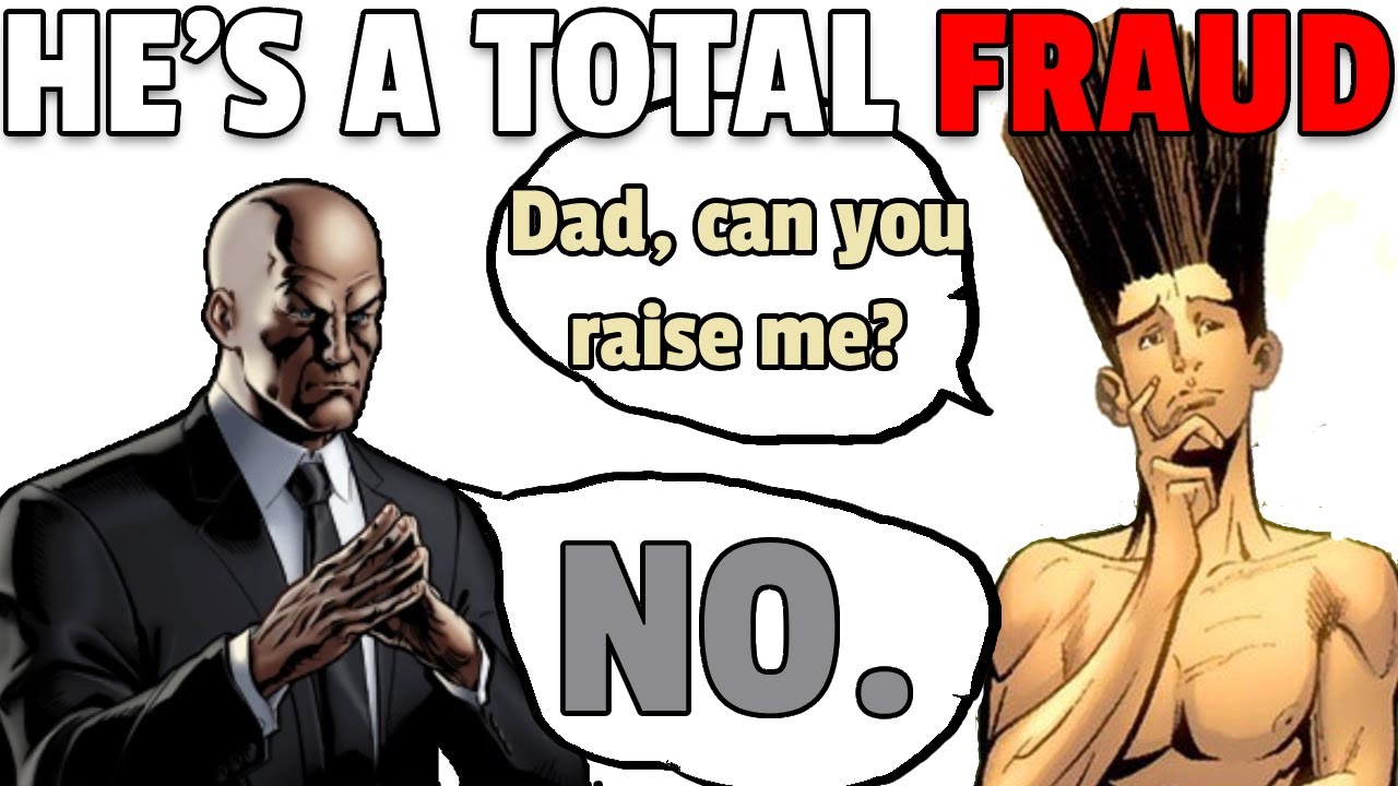Charles Xavier is a DEADBEAT BUM