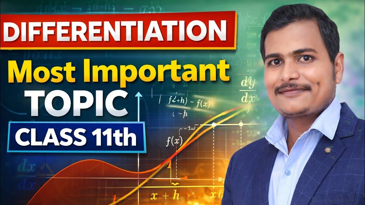 Differentiation | Class 11th  | important topic 
