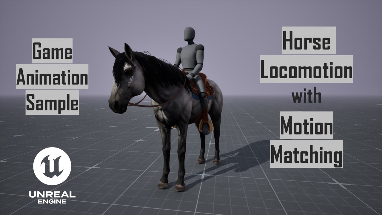 Horse Locomotion with Motion Matching | Game Animation Sample | Unreal Engine