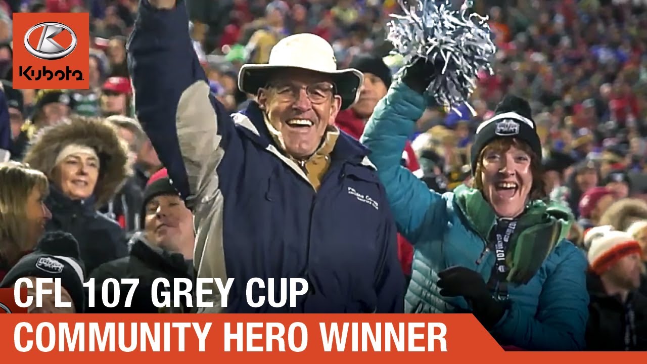 CFL 107 Grey Cup | Community Hero Winner | 2019