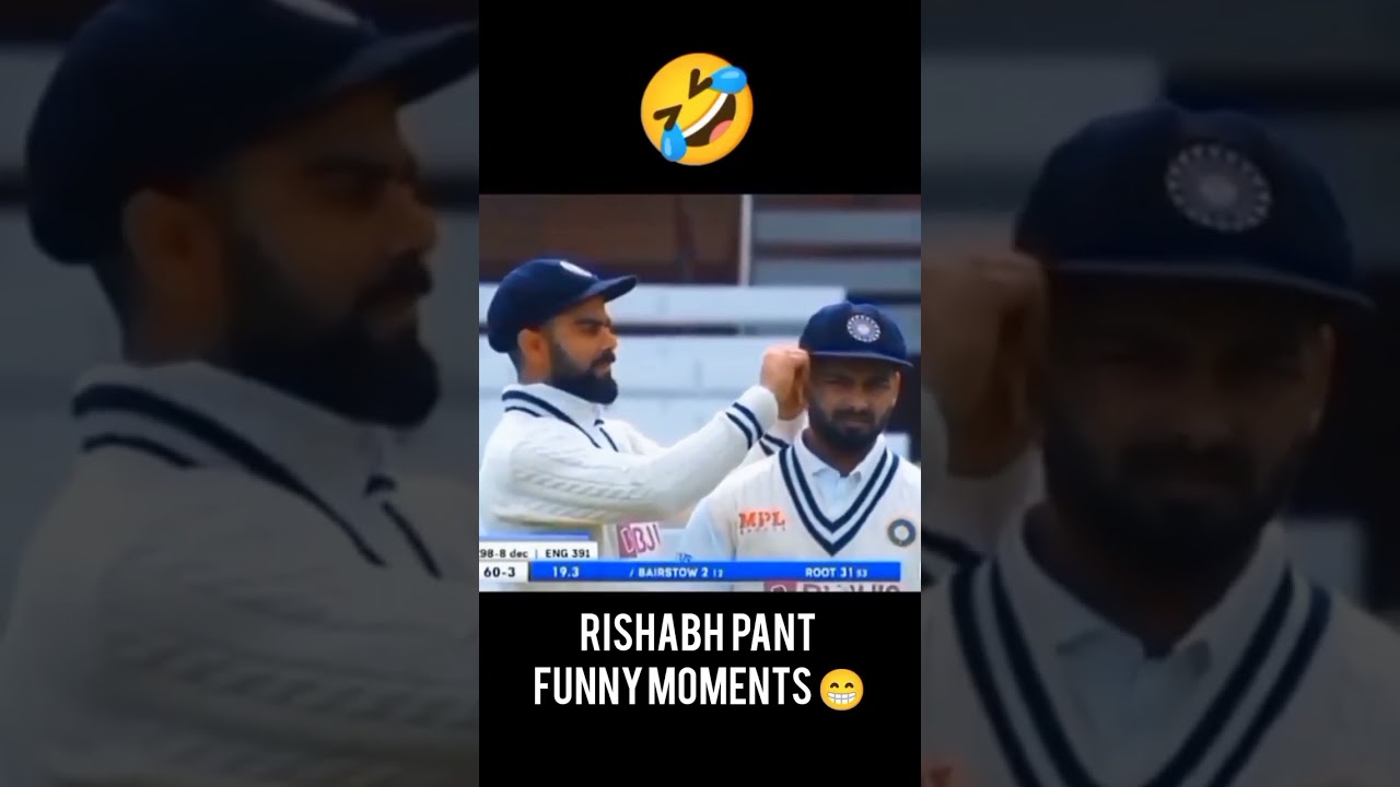 Rishabh pant and virat funny moments #cricket #shorts #viratkohli #lol #funny #trending #viral #reel