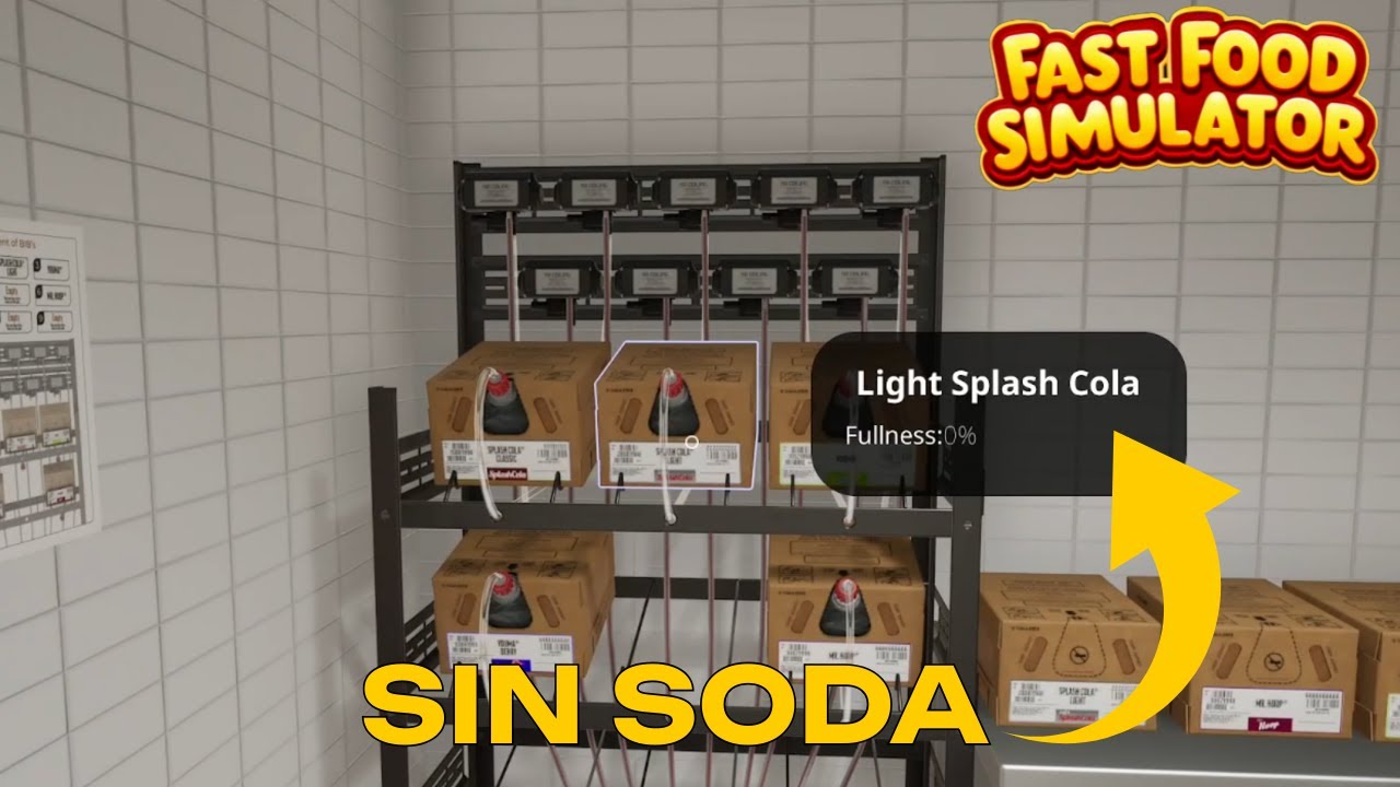 Me quedé sin soda y desbloqueé un TROFEO inesperado - Fast Food Simulator
