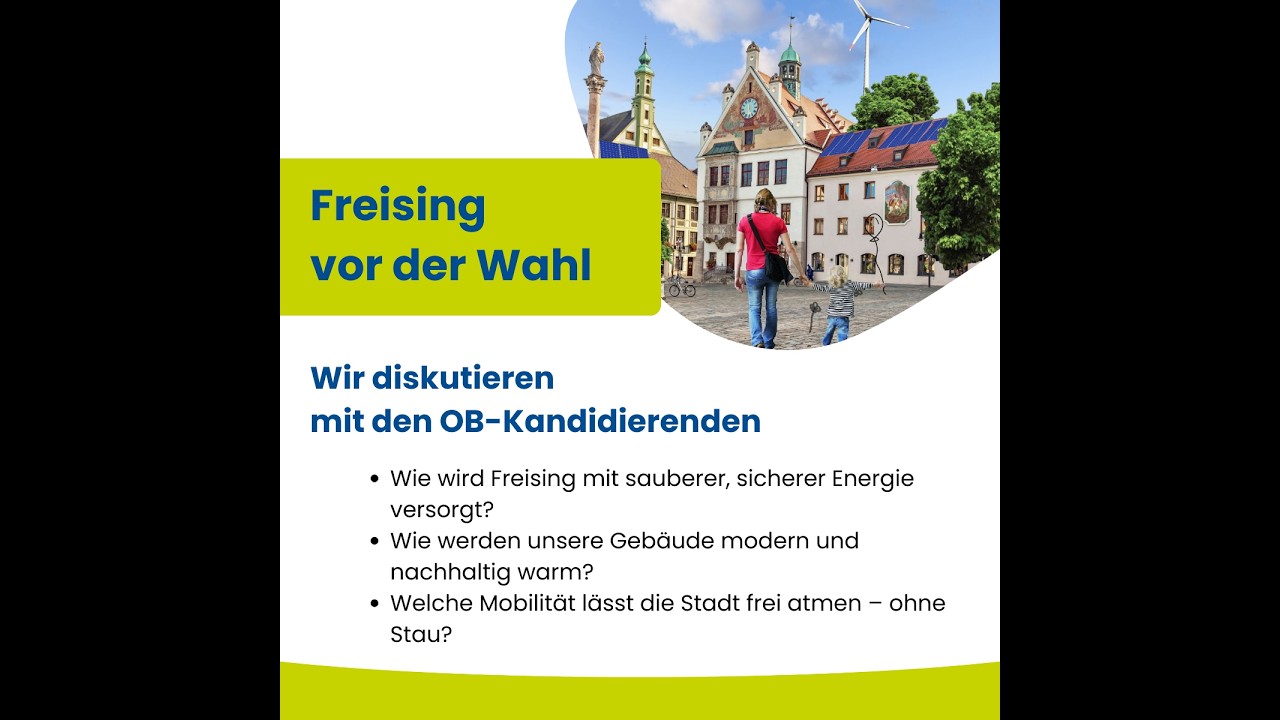 Freising vor der Wahl: Wer hat einen Plan für's Klima? | Podiumsdiskussion