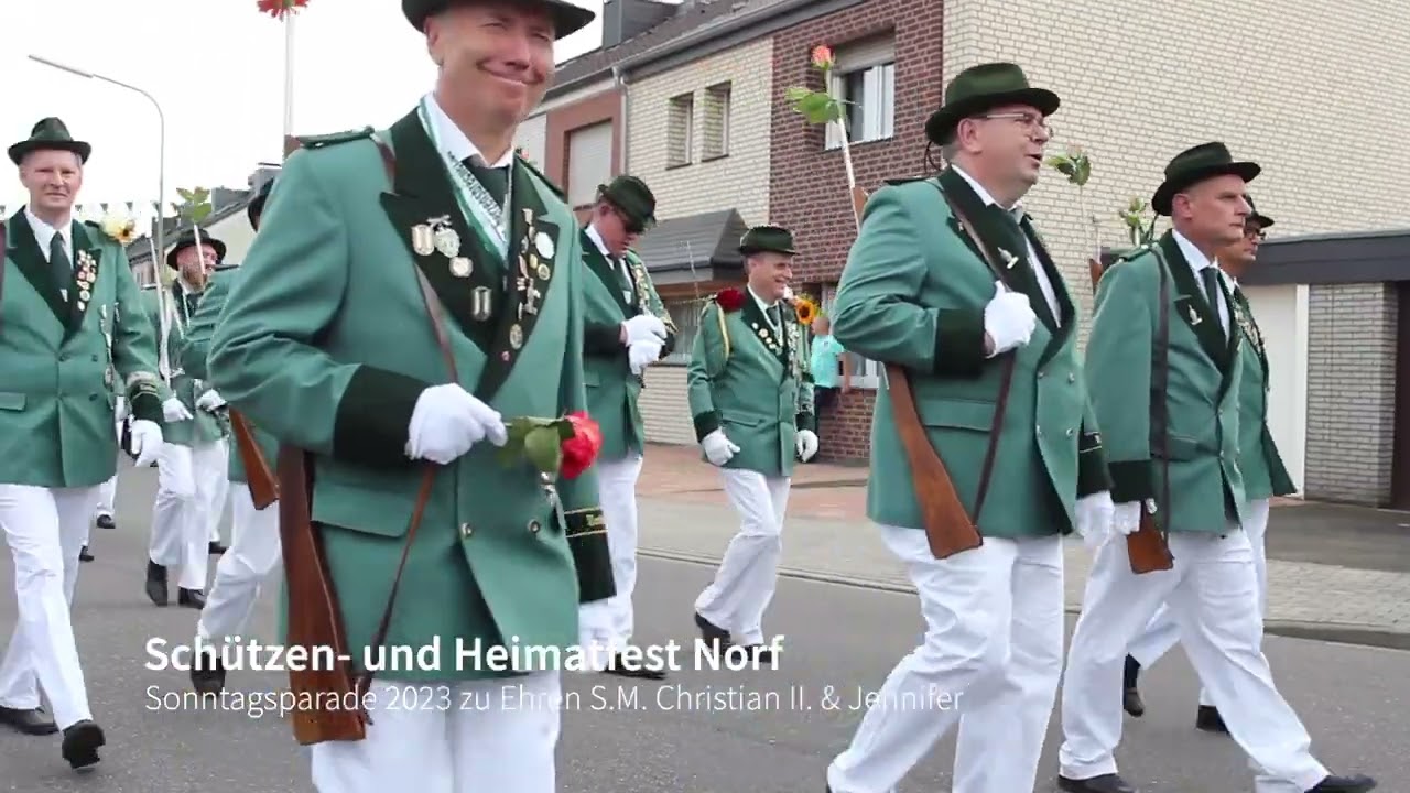 Schützen- und Heimatfest Norf: Sonntagsumzug 2023