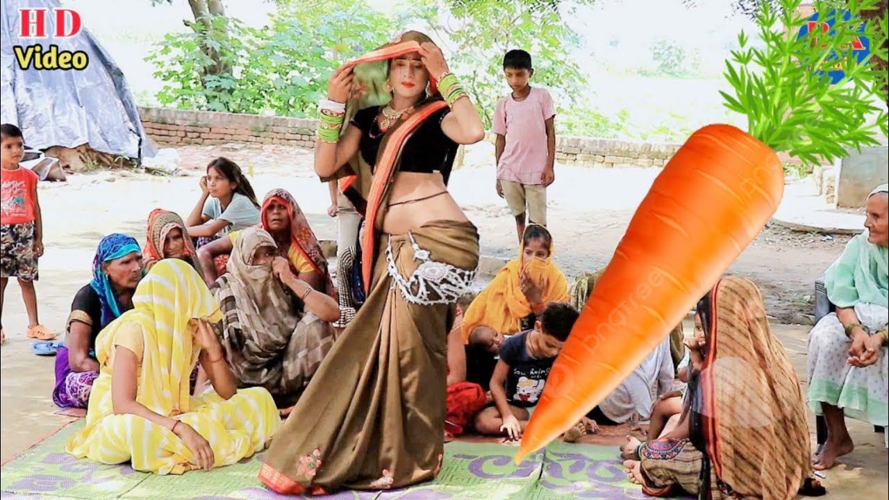 नई नवेली दुल्हन ने ससुराल में गाजर डांस//कुआ तेरो ठंडो पानी//न्यू देहाती नाच गीत#rakhee yadav
