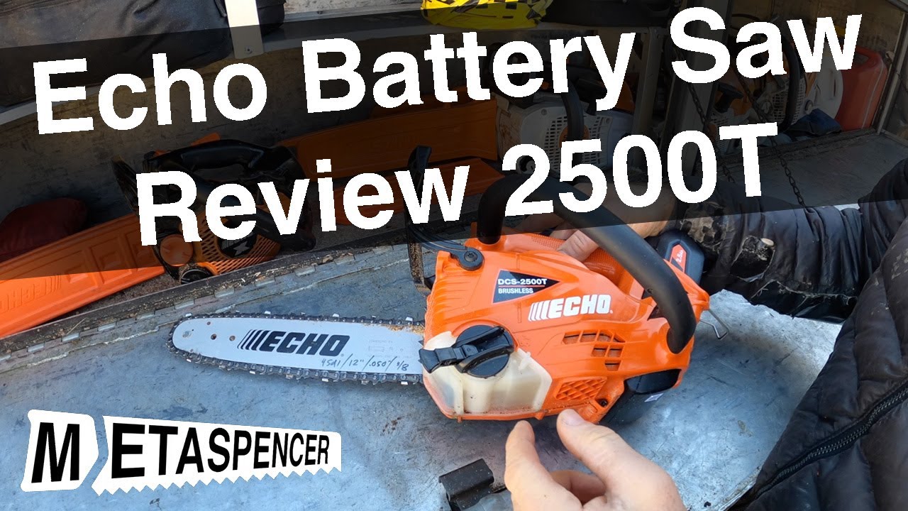 Обзор бензопилы Echo Battery - 2500T