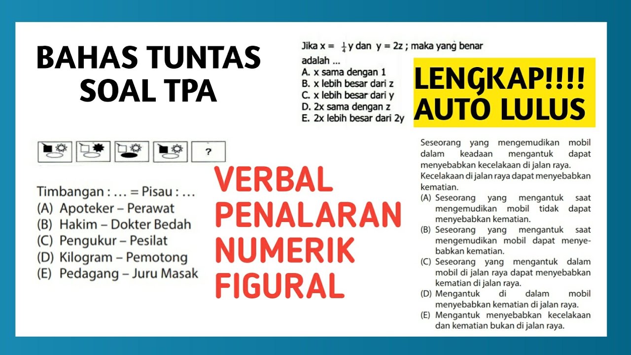 CBT UGM LENGKAP TPA 2023 ! VERBAL, PENALARAN, NUMERIK, FIGURAL