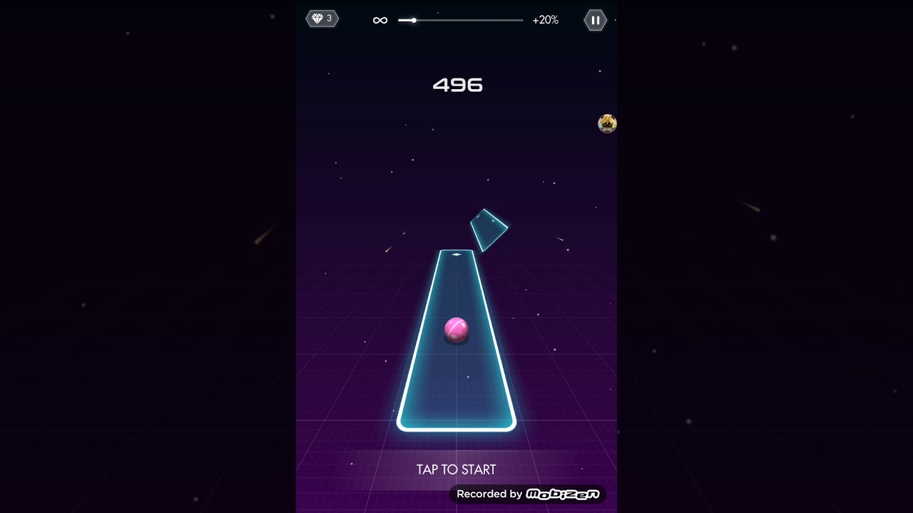 Playing Magic Twist on Android Tablet