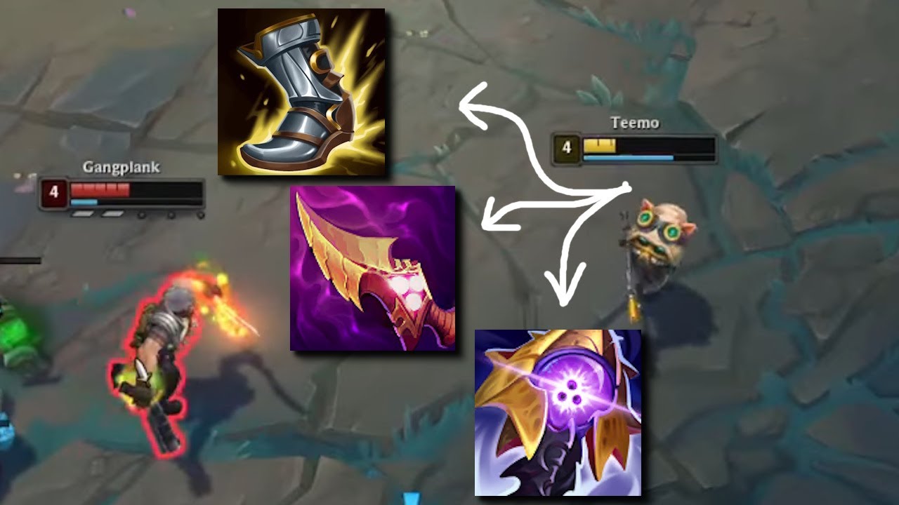 Playing the Chinese AP Bruiser Teemo Build in Challenger