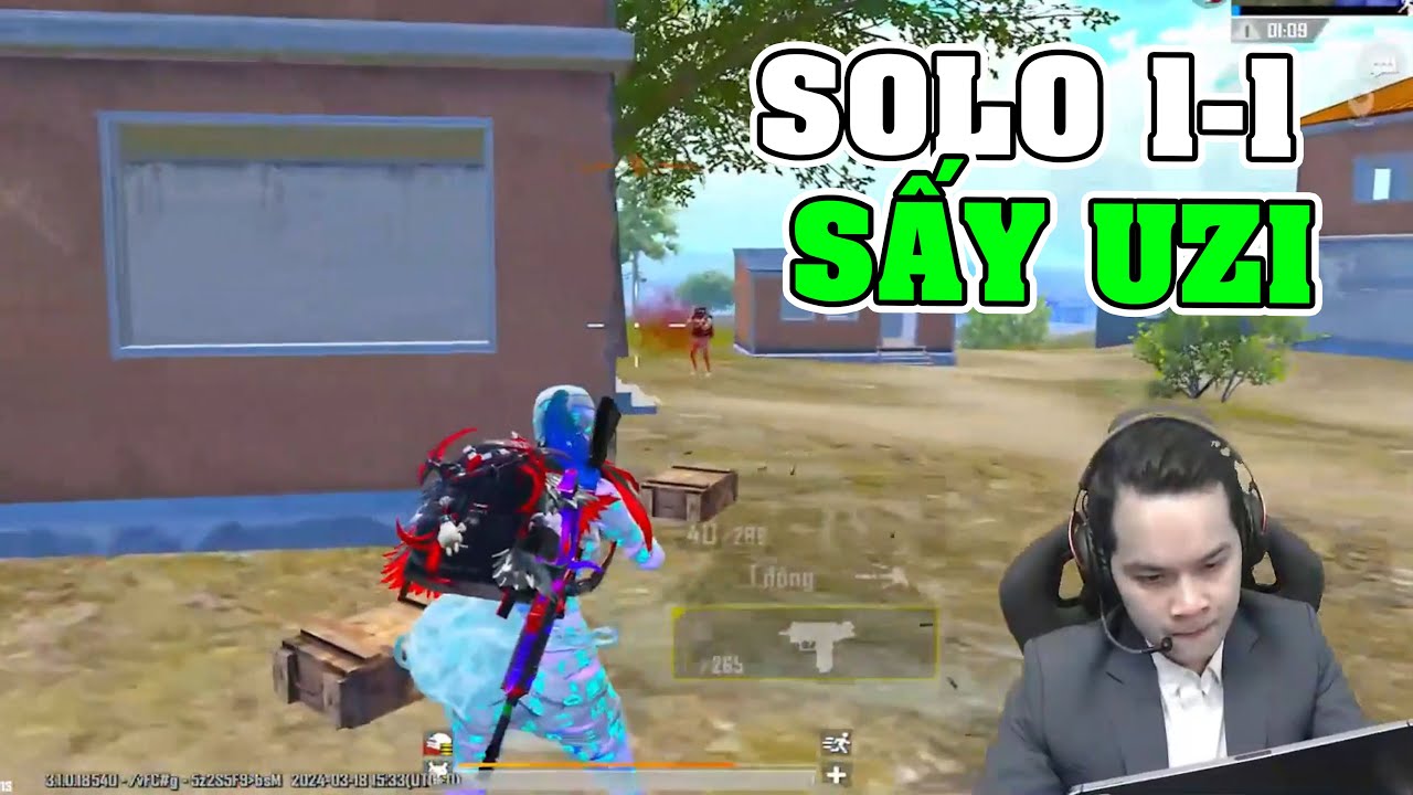 Bộ Bim | SOLO 1-1 PHA CUỐI SẤY UZI CỰC GẮT LẤY NGAY TOP 1-19KILL | PUBG Mobile