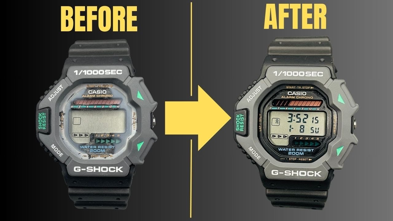 как устранить проблемы с запотеванием G-Shock