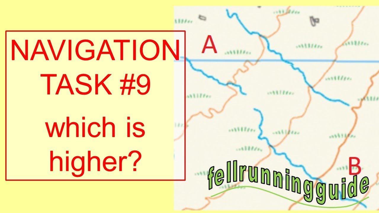 Navigation Task 9 Which is highest? #mapreading #contours #contourlines
