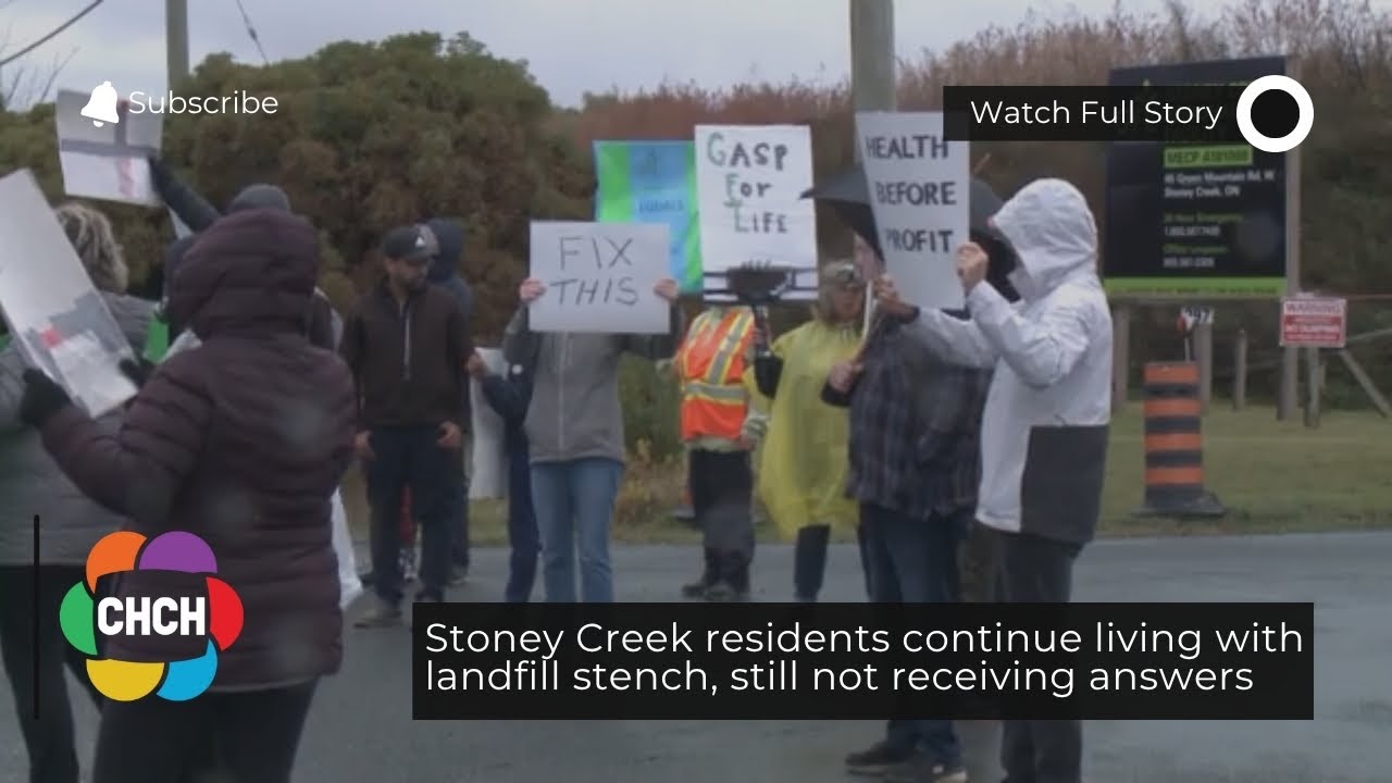 Stoney Creek residents continue living with landfill stench, still not receiving answers