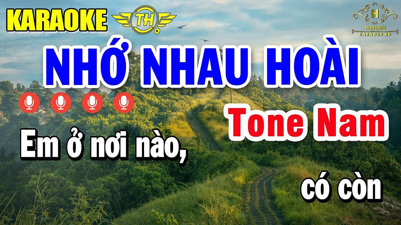 Nhớ Nhau Hoài Karaoke Tone Nam ( Am ) | Âm Thanh Nhạc Sống Đẳng Cấp Nhất Hiện Tại | Trọng Hiếu