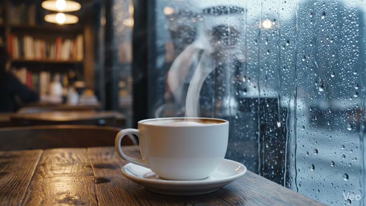 1 HORA I Jazz Vintage e Som de Chuva ☕🌧️ (Jazz Suave para Foco e Estudo)