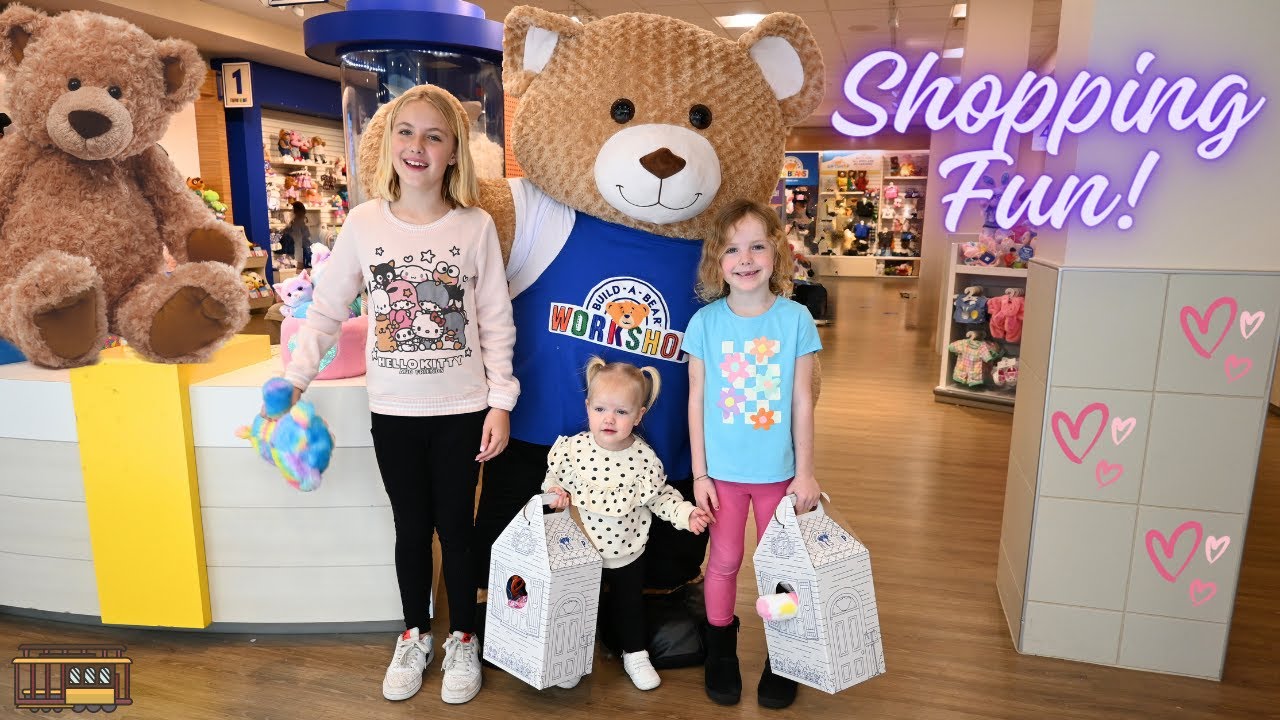 Shopping at Build-A-Bear and having fun at the Mall