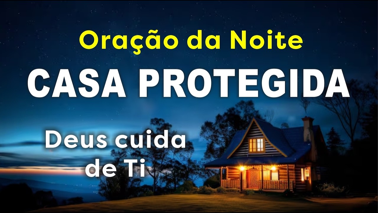 🙏 Oração poderosa para DORMIR: Peça a Deus para blindar sua família contra todo mal hoje.